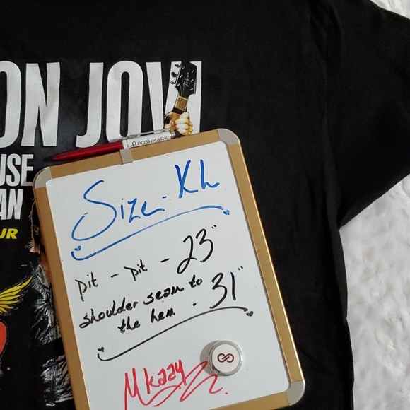 BON JOVI 'Because We Can' 2013 Tour NWOT XL concert tee black short sleeve - Picture 5 of 6